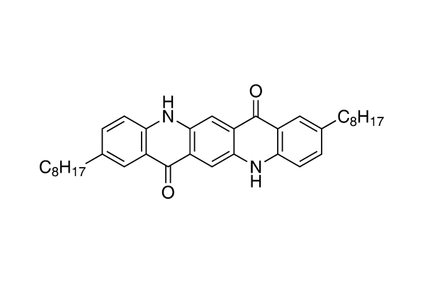 2,9-Dioctylquinolino[2,3-b]acridine-7,14(5H,12H)-dione图片