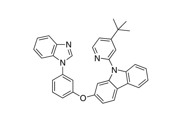 2-(3-(1H-Benzo[d]imidazol-1-yl)phenoxy)-9-(4-(tert-butyl)pyridin-2-yl)-9H-carbazole图片