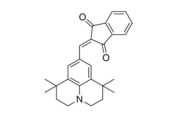 2-((1,1,7,7-tetramethyl-1,2,3,5,6,7-hexahydropyrido[3,2,1-ij]quinolin-9-yl)methylene)-1H-indene-1,3(2H)-dione图片
