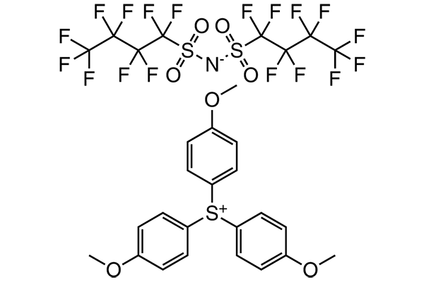 tris(4-methoxyphenyl)sulfonium bis((perfluorobutyl)sulfonyl)amide图片