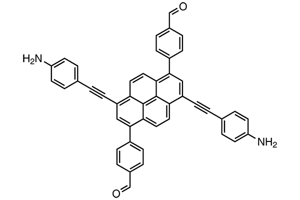 4,4'-(3,8-bis((4-aminophenyl)ethynyl)pyrene-1,6-diyl)dibenzaldehyde图片