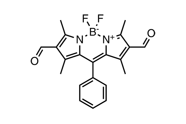 5,5-Difluoro-1,3,7,9-tetramethyl-10-phenyl-5H-4l4,5l4-dipyrrolo[1,2-c:2',1'-f][1,3,2]diazaborinine-2,8-dicarbaldehyde图片
