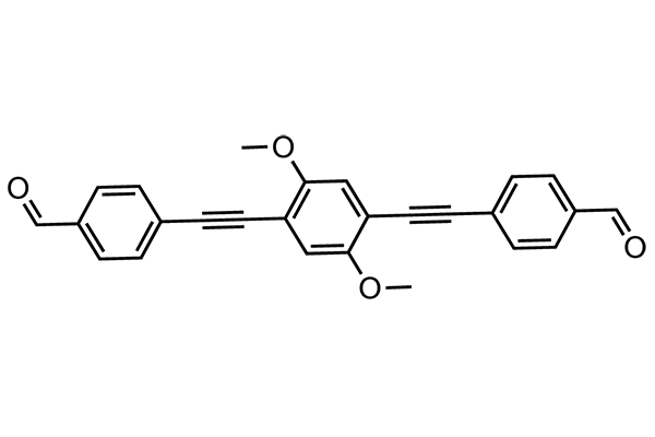4,4'-((2,5-Dimethoxy-1,4-phenylene)bis(ethyne-2,1-diyl))dibenzaldehyde图片