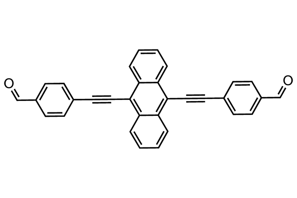 9,10-Bis(4-formylphenylethynyl)anthracene图片