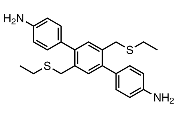 2',5'-bis((ethylthio)methyl)-[1,1':4',1''-terphenyl]-4,4''-diamine图片