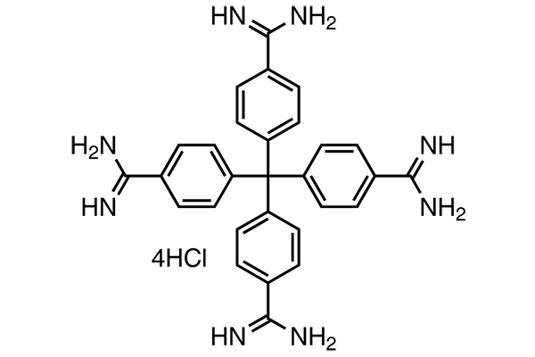(Methanetetrayltetrakis(benzene-4,1-diyl))tetrakis(aminomethaniminium)图片