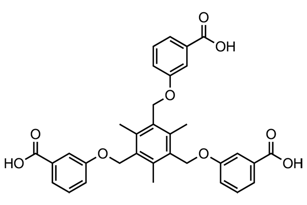 3,3',3''-(((2,4,6-Trimethylbenzene-1,3,5-triyl)tris(methylene))tris(oxy))tribenzoic acid图片