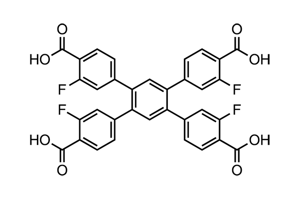 4',5'-bis(4-carboxy-3-fluorophenyl)-3,3''-difluoro-[1,1':2',1''-terphenyl]-4,4''-dicarboxylic acid图片