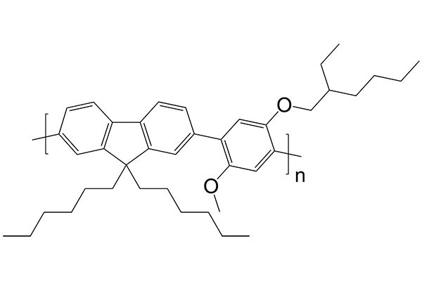 Poly[(9,9-dihexylfluorenyl-2,7-diyl)-alt-(2-methoxy-5-{2-ethylhexyloxy}-1,4-phenylene)]图片