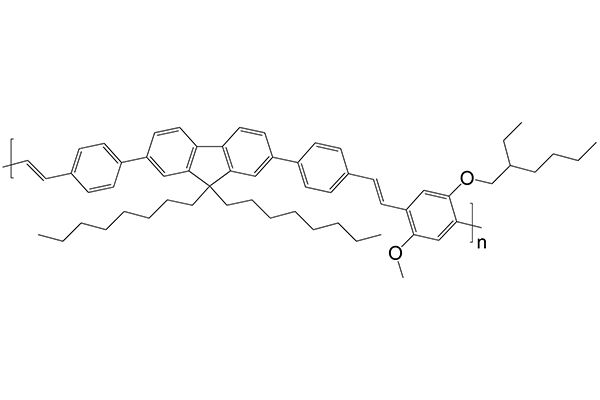Poly[(9,9-dioctylfluorenyl-2,7-diyl)-co-(1,4-diphenylenevinylene-2-methoxy-5-{2-ethylhexyloxy}-benzene)]图片
