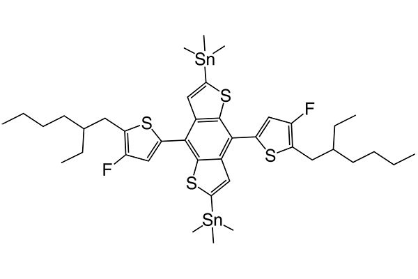 1,1'-[4,8-bis[5-(2-ethylhexyl)-4-fluoro-2-thienyl]benzo[1,2-b:4,5-b']dithiophene-2,6-diyl]bis[1,1,1-trimethyl-Stannane图片