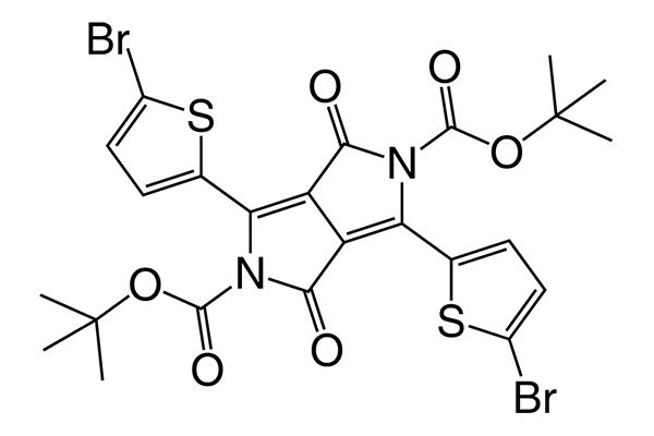 Di-tert-butyl 3,6-bis(5-bromothiophen-2-yl)-1,4-dioxopyrrolo[3,4-c] pyrrole-2,5(1H,4H)-dicarboxylate图片