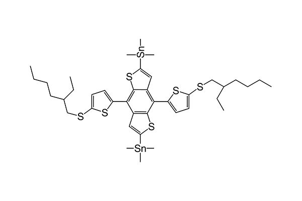 1,1'-[4,8-Bis[5-[(2-ethylhexyl)thio]-2-thienyl]benzo[1,2-b:4,5-b']dithiophene-2,6-diyl]bis[1,1,1-trimethyl-Stannane]图片