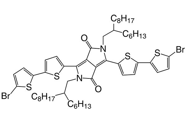 3,6-Bis(5'-bromo-2,2'-bithiophen-5-yl)-2,5-bis(2-hexyldecyl)pyrrolo[3,4-c ]pyrrole-1,4(2H,5H)-dione图片