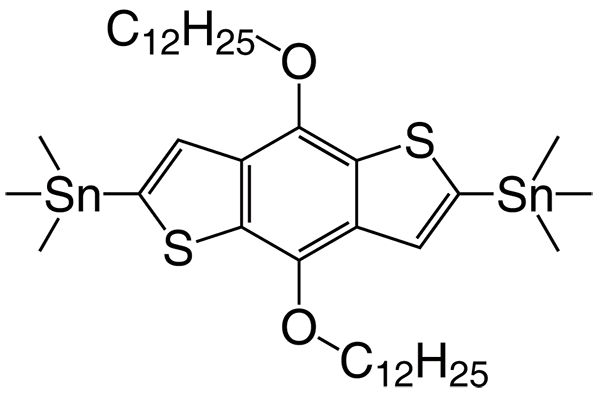 2,6-Bis(trimethyltin)-4,8-bis(dodecyloxyl)benzo[1,2-b 4,5-b' ]dithiophene图片