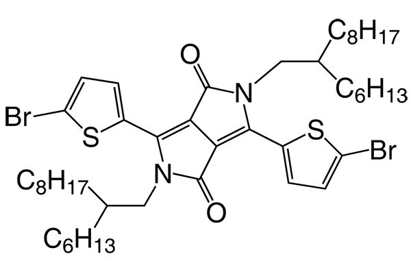 3,6-Bis(5-bromothiophen-2-yl)-2,5-bis(2-hexyldecyl)pyrrolo[3,4-c ]pyrrole-1,4(2H,5H)-dione图片