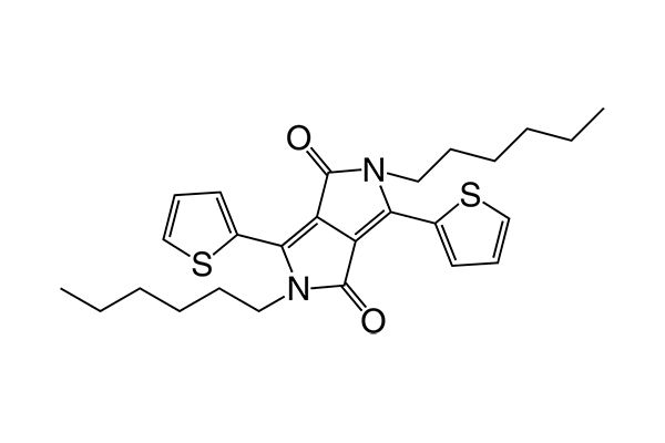 2,5-Dihexyl-3,6-di(thiophen-2-yl)pyrrolo[3,4-c ] pyrrole-1,4(2H,5H)-dione图片