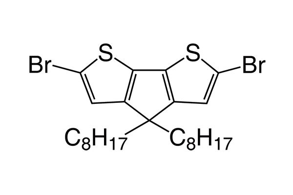 2,6-Dibromo-4,4-dioctyl-4H-cyclopenta[2,1-b3,4-b']dithiophene图片