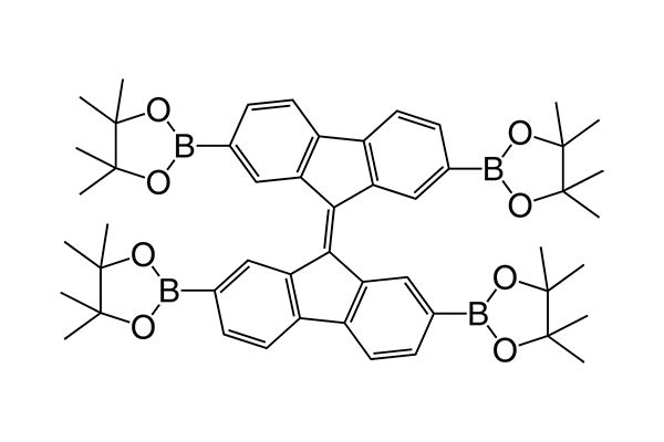 2,2',7,7'-Tetrakis(4,4,5,5-tetramethyl-1,3,2-dioxaborolan-2-yl)-9,9'-bifuorenylidene图片