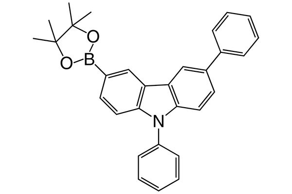 3,9-diphenyl-6-(4,4,5,5-tetramethyl-1,3,2-dioxaborolan-2-yl)-9H-carbazole图片