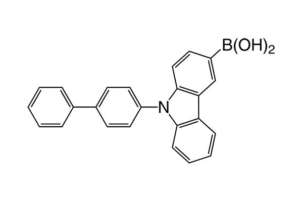 9-(biphenyl-4-yl)-9H-carbazol-3-ylboronic acid图片