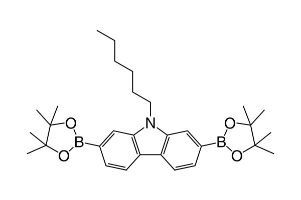 9-hexyl-2,7-bis(4,4,5,5-tetramethyl-1,3,2-dioxaborolan-2-yl)-9H-carbazole图片