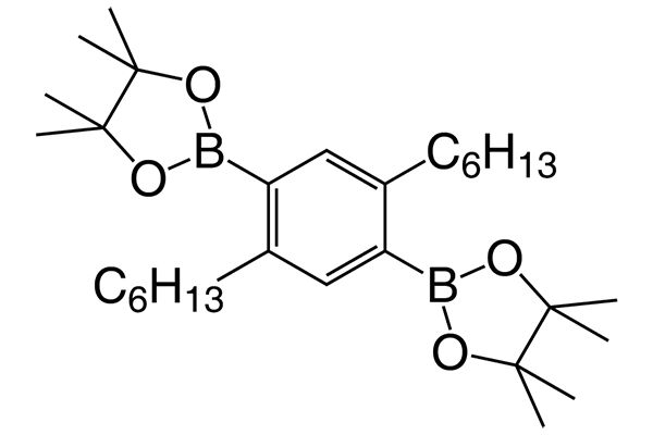 2,2'-(2,5-Dihexyl-1,4-phenylene)bis(4,4,5,5-tetramethyl-1,3,2-dioxaborolane)图片