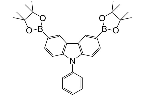 9-Phenyl-3,6-bis(4,4,5,5-tetramethyl-1,3,2-dioxaborolan-2-yl)-9H-carbazole图片