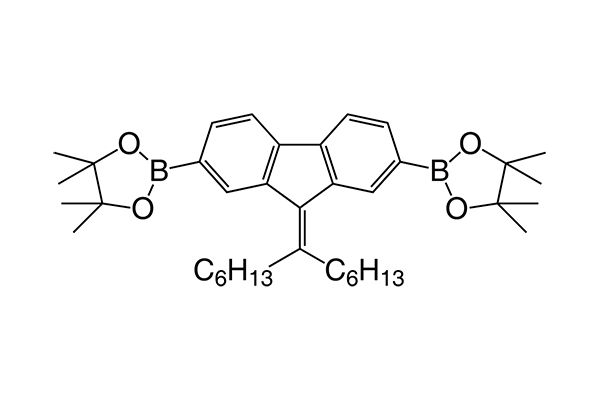 2,2'-(9-(Tridecan-7-ylidene)-9H-fluorene-2,7-diyl)bis(4,4,5,5-tetramethyl-1,3,2-dioxaborolane)图片