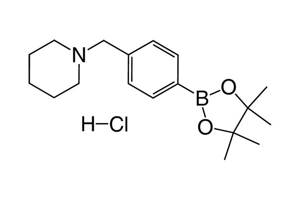 1-(4-(4,4,5,5-Tetramethyl-1,3,2-dioxaborolan-2-yl)benzyl)piperidine hydrochloride图片
