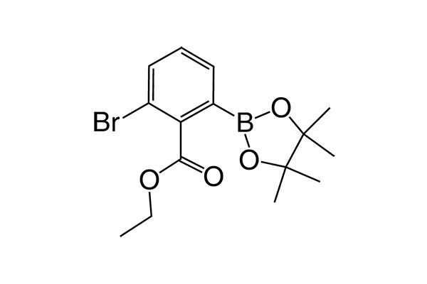 Ethyl 2-bromo-6-(4,4,5,5-tetramethyl-1,3,2-dioxaborolan-2-yl)benzoate图片