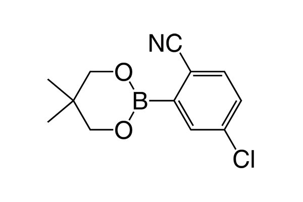 4-Chloro-2-(5,5-dimethyl-1,3,2-dioxaborinan-2-yl)benzonitrile图片