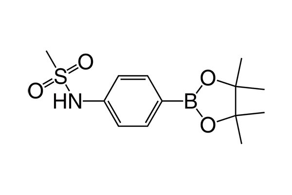 N-(4-(4,4,5,5-Tetramethyl-1,3,2-dioxaborolan-2-yl)phenyl)methanesulfonamide图片