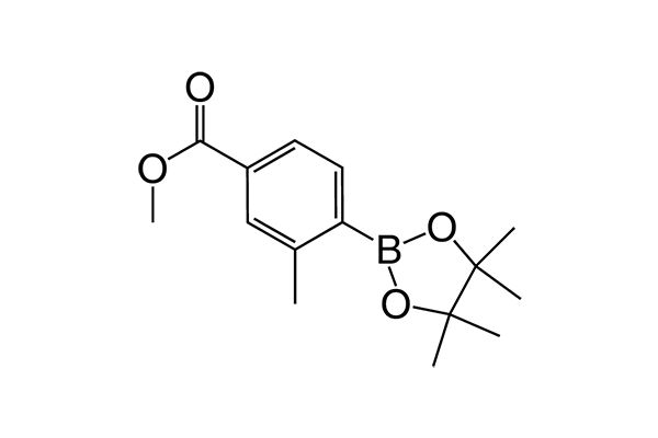 Methyl 3-methyl-4-(4,4,5,5-tetramethyl-1,3,2-dioxaborolan-2-yl)benzoate图片