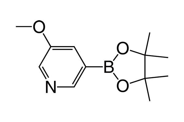 3-Methoxy-5-(4,4,5,5-tetramethyl-1,3,2-dioxaborolan-2-yl)pyridine图片