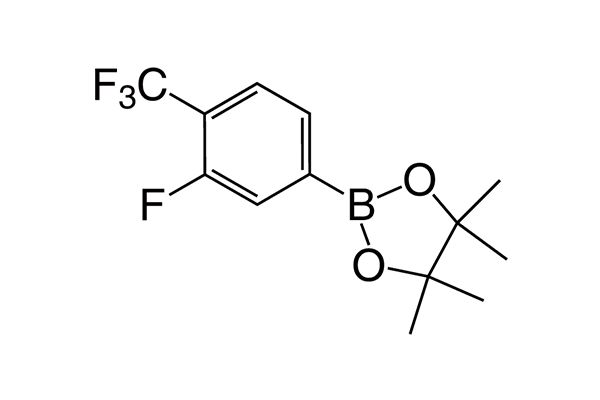 2-(3-Fluoro-4-(trifluoromethyl)phenyl)-4,4,5,5-tetramethyl-1,3,2-dioxaborolane图片