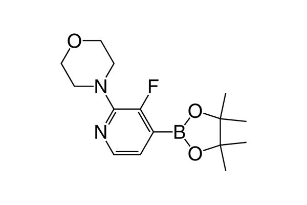 4-(3-Fluoro-4-(4,4,5,5-tetramethyl-1,3,2-dioxaborolan-2-yl)pyridin-2-yl)morpholine图片