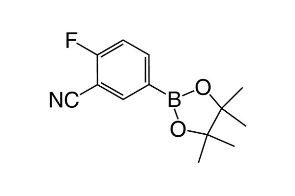 2-Fluoro-5-(4,4,5,5-tetramethyl-1,3,2-dioxaborolan-2-yl)benzonitrile图片
