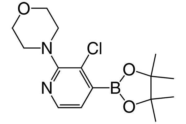 4-(3-Chloro-4-(4,4,5,5-tetramethyl-1,3,2-dioxaborolan-2-yl)pyridin-2-yl)morpholine图片