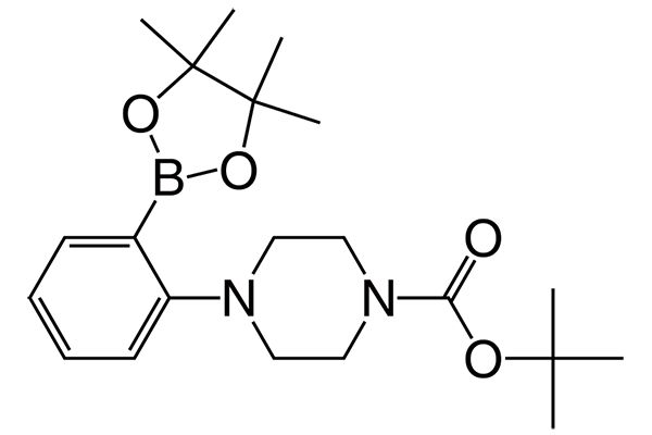 tert-Butyl 4-(2-(4,4,5,5-tetramethyl-1,3,2-dioxaborolan-2-yl)phenyl)piperazine-1-carboxylate图片