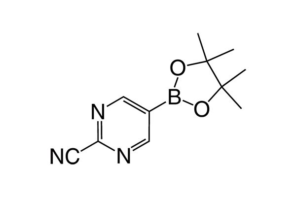 5-(4,4,5,5-Tetramethyl-1,3,2-dioxaborolan-2-yl)pyrimidine-2-carbonitrile图片