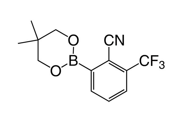 2-(5,5-Dimethyl-1,3,2-dioxaborinan-2-yl)-6-(trifluoromethyl)benzonitrile图片