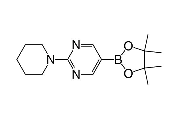 2-(Piperidin-1-yl)-5-(4,4,5,5-tetramethyl-1,3,2-dioxaborolan-2-yl)pyrimidine图片