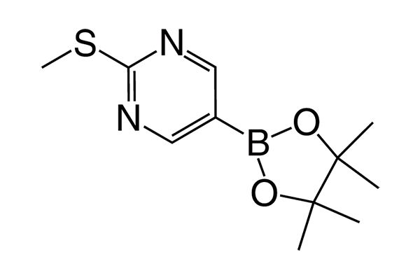 2-(Methylthio)-5-(4,4,5,5-tetramethyl-1,3,2-dioxaborolan-2-yl)pyrimidine图片