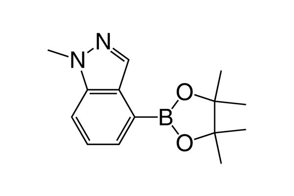 1-Methyl-4-(4,4,5,5-tetramethyl-1,3,2-dioxaborolan-2-yl)-1H-indazole图片