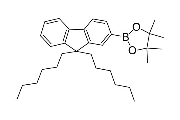 2-(9,9-Dihexyl-9H-fluoren-2-yl)-4,4,5,5-tetramethyl-1,3,2-dioxaborolane图片