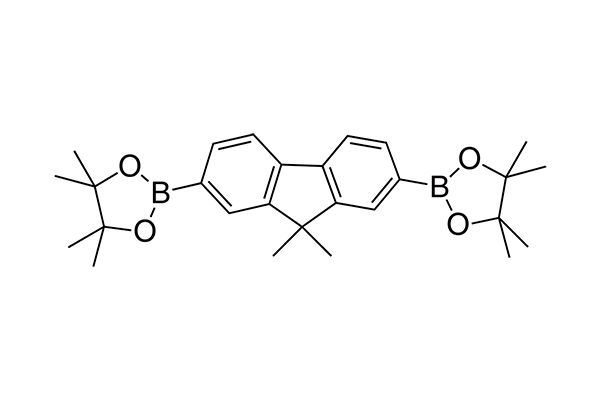 2,2'-(9,9-Dimethyl-9H-fluorene-2,7-diyl)bis(4,4,5,5-tetramethyl-1,3,2-dioxaborolane)图片