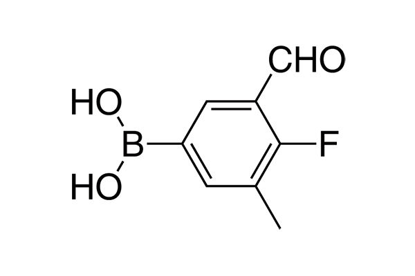 4-Fluoro-3-formyl-5-methylphenylboronic acid图片