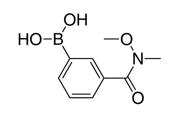 3-(N,O-Dimethylhydroxylamino-carbonyl)phenylboronic acid图片