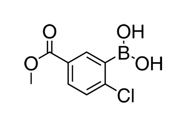 2-Chloro-5-(methoxycarbonyl)phenylboronic acid图片